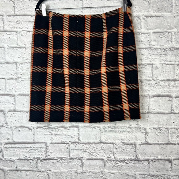 AKRIS PUNTO Check Wool Mini Skirt size 8 - Picture 5 of 9